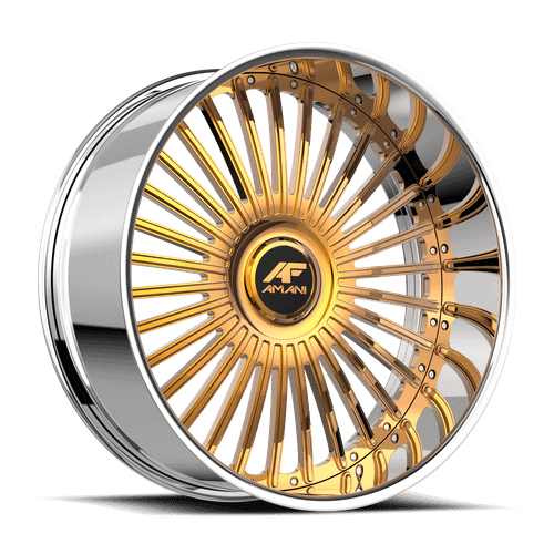 Amani R.E.A.L. blank 5x 24x9.5 -12 14k Gold Plated