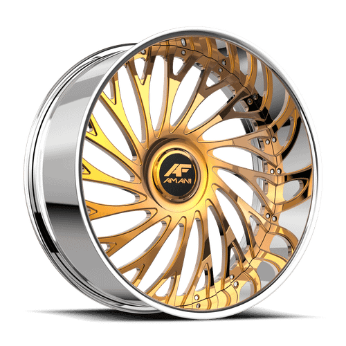 Amani Vamos-R 5x120 / 5x127 28x9 +1 14k Gold Plated