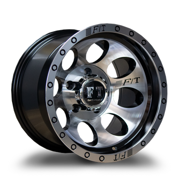 FULL THROTTLE FT5096 5x120.65 15x10 -44 Gloss Black / Machine Face