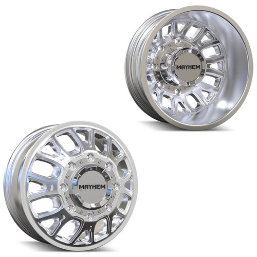 MAYHEM COGENT DUALLY (8107D) POLISHED 17x6.5 -200 142mm 142mm