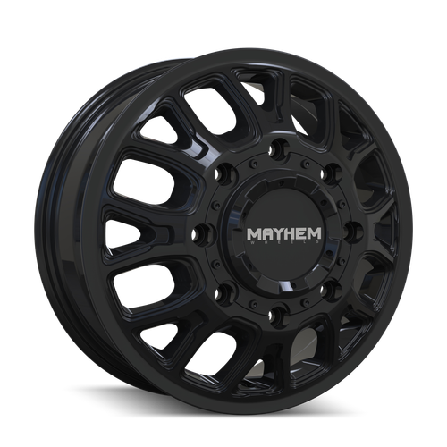 MAYHEM COGENT DUALLY (8107D) GLOSS BLACK 17x6.5 -210 125mm 154.2mm