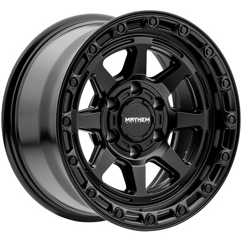 MAYHEM RIDGELINE 8306 SATIN BLACK 20x9 -165 .1 18mm 125.2mm