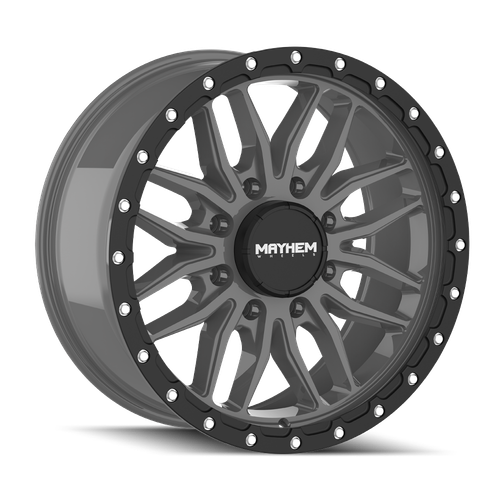 MAYHEM VECTOR 8310 MATTE GUNMETAL BLACK LIP 20x9 -170 18mm 125.2mm