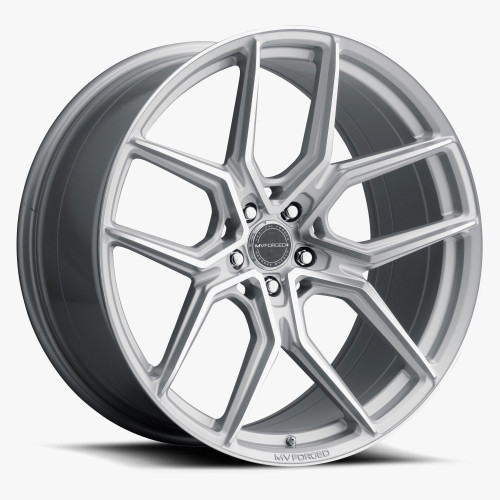 MV Forged MVF5 5x114.3 20x10 +35 Diamond Silver