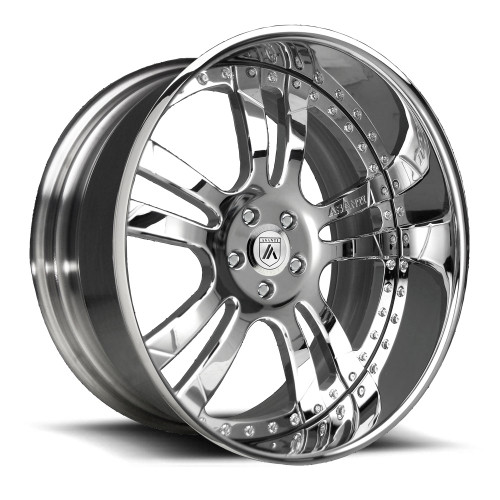 Asanti Forged AF142 5x114.3 20x10 Black & Chrome