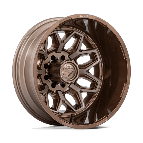 Fuel 1PC FLUX DUALLY 8x210 20x8.25 +104 Platinum Bronze