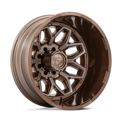 Fuel 1PC FLUX DUALLY 8x210 22x8.25 -227 Platinum Bronze
