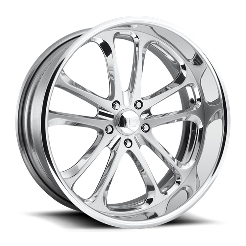 US Mag 2PC INVADER 5 Polished wheel