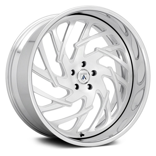 Asanti Forged AF864 6x139.7 24x10 +28 Brushed W/ Chrome Lip
