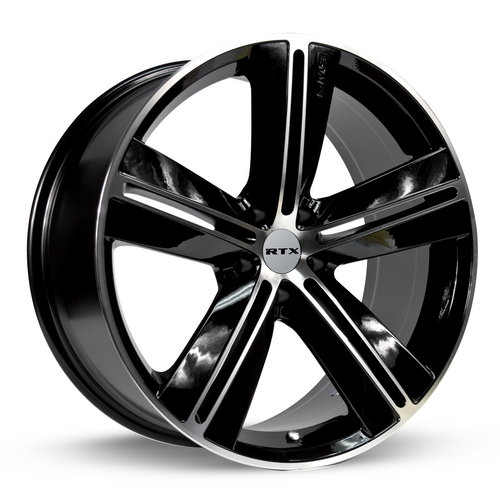 RTX SMS 5x114.3 16x7 +40 Black Machined