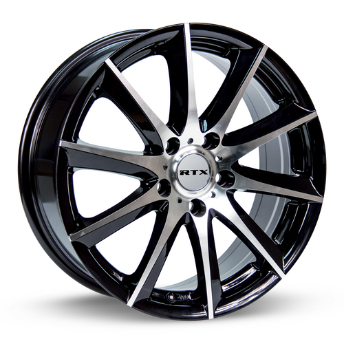 RTX Dynamo 4x100 15x6.5 +38 Black Machined
