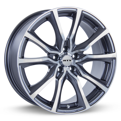 RTX Contour 5x114.3 16x7 +40 Gunmetal Machined