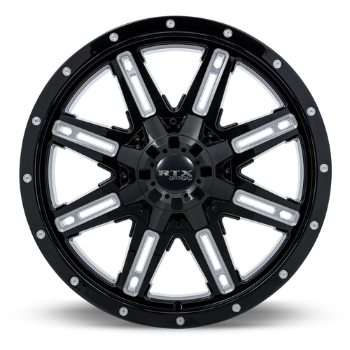 RTX Ravine 6x135 17x8 +10 Black Milled