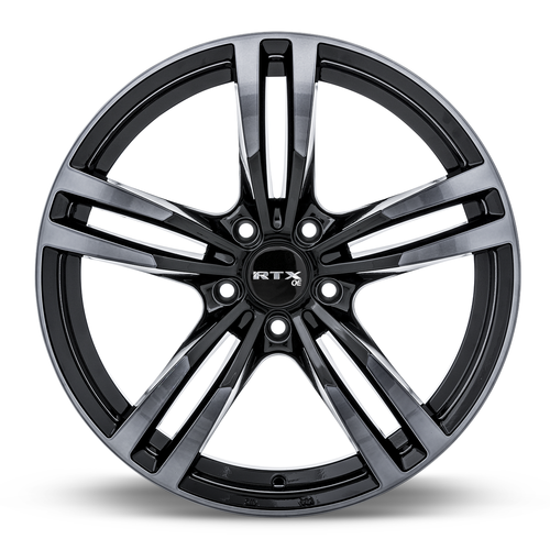 RTX Graz 5x120 19x8.5 +35 Black Machined Grey