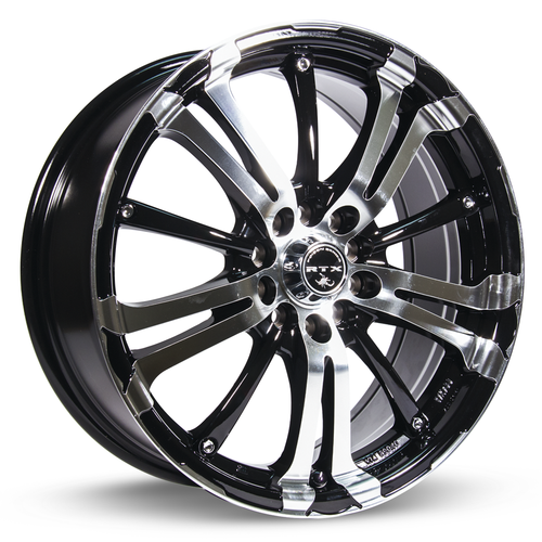 RTX Arsenic 5x100 16x7 +40 Black Machined