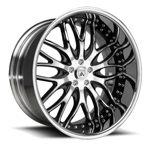 Asanti Forged AF147 6x139.7 24x10 +30 Brushed & Black
