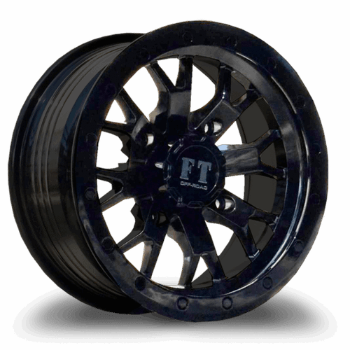 FULL THROTTLE FT25 4x137 15x7 +40 Gloss Black