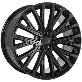REPLICA WHEELS R368 5x112 20x8.5 +35 Black Machined Face