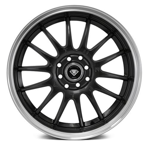 WHITE DIAMOND W824 10x100 17x7.5 +35 Matt Black