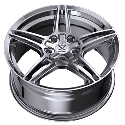 Edge Street 354C 5x112 / 5x114.3 17x7.5 +40 Chrome Plated