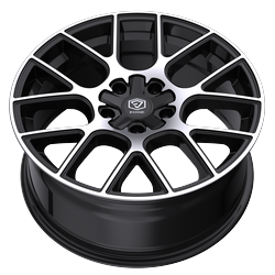 Edge Street 356MB 5x114.3 / 5x120 20x8.5 +40 Gloss Black Machined Face