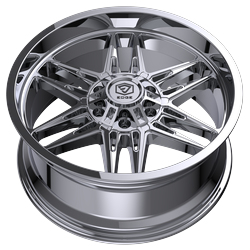 Edge Off Road 303C 5x127 / 5x139.7 20x10 -19 Chrome Plated