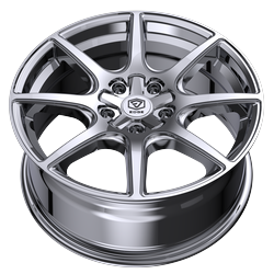 Edge Street 357C 5x100 / 5x114.3 20x8.5 +40 Chrome Plated