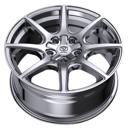 Edge Street 357C 5x112 / 5x114.3 18x8 +40 Chrome Plated