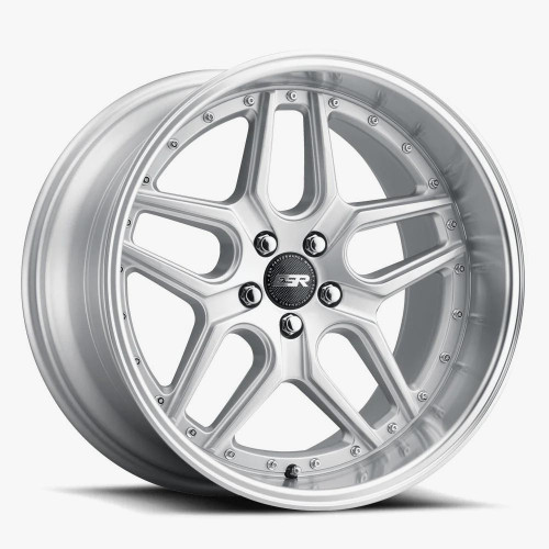 ESR Wheels CS15 5x112 19x9.5 +22 Gloss White Machine Lip