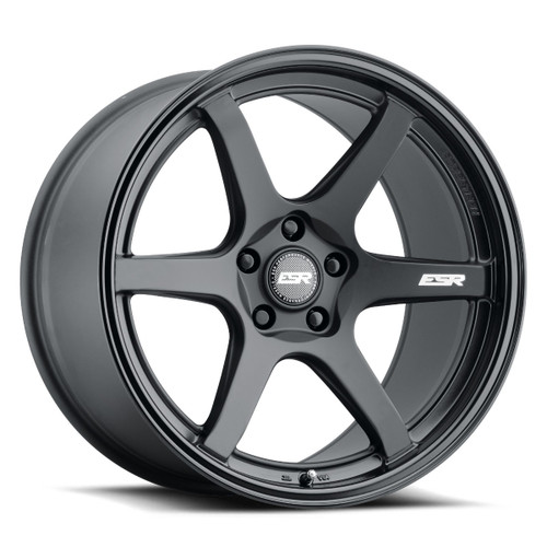 ESR Wheels APX6 5x114.3 18x10.5 +22 Satin Black