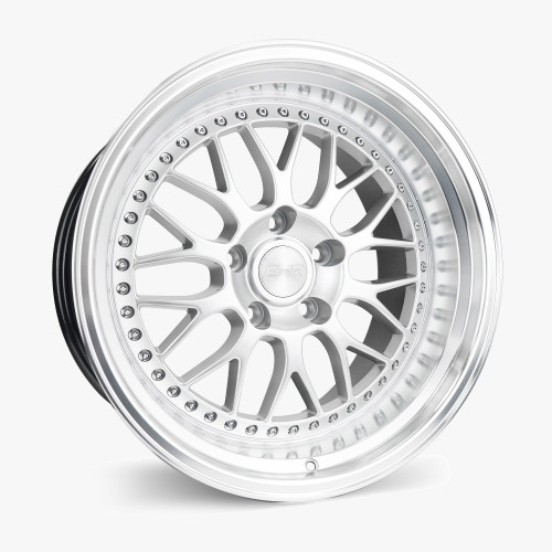 ESR Wheels SR01 5x115 18x8.5 +30 Hyper Silver Machine Lip