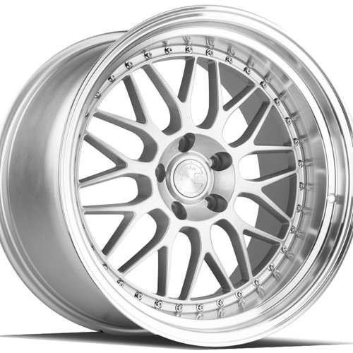 Aodhan AH02 5x112 18x8.5 +32 Gloss Black ( Gold Rivet)