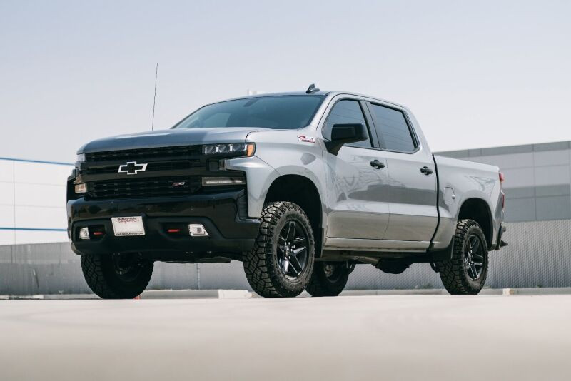 Cognito leveling kit installed on a lifted Silverado 1500 — lifestyle view