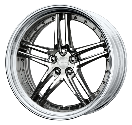 Work Gnosis Gr205 5x112 21x9+38 R Disk Buff Finish