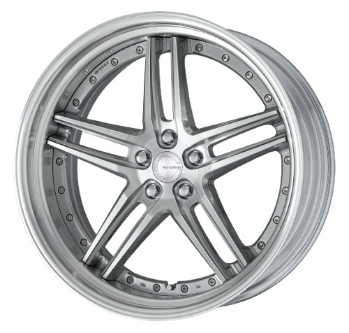 Work Gnosis Gr205 5x120 19x8+22 H Disk Composite Buffed And Brushed