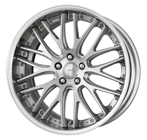Work Gnosis Gr204 5x120 21x11.5+30 A Disk Brush Silver Clear