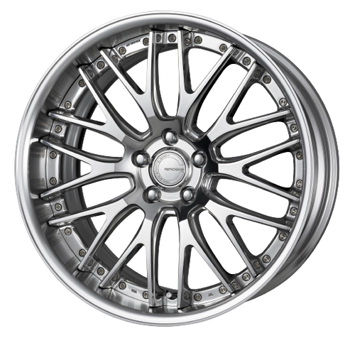 Work Gnosis Gr204 5x120.65 20x9.5+45 A Disk Buff Finish