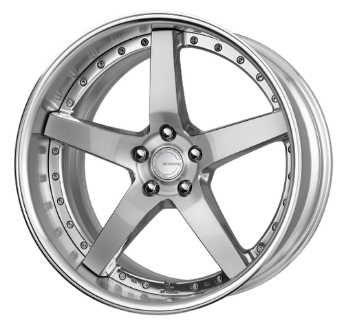 Work Gnosis Gr203 5x120.65 19x7.5+45 A Disk Composite Buffed And Brushed wheel for 2008 Cadillac XLR