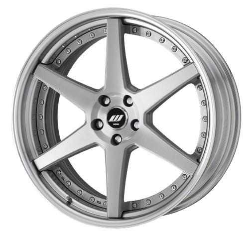 work ZEAST ST1 114.3 5穴 Work Zeast St1 19x9.5 Brush Silver Clear | ThreePiece.us