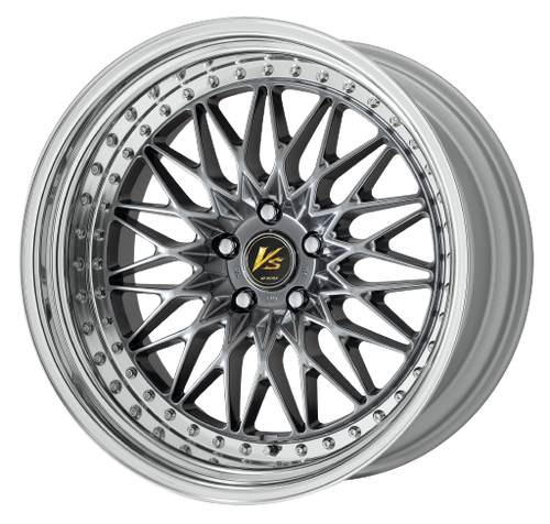 在庫処分 激安 食品 Work Black Silver Brilliant Disk A 18x9.5-18 5x114.3 Vs-Xv タイヤ・ホイール