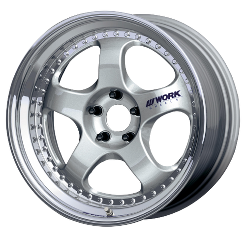 Work Meister S1 3P 5x100 18x8.5+37 O Disk Silver - Threepieceus