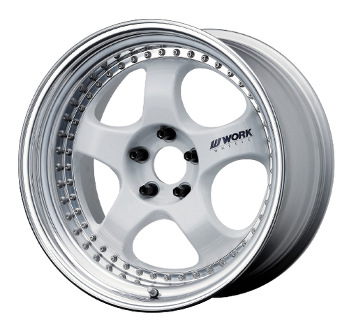 MEISTER S1 3PIECE　2本セット Work Meister S1 3P 4x114.3 17x9+3 A Disk White