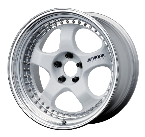 WORK meister 19インチホイールセット Work Meister S1 3P 5x112 19x9.5+38 R Disk White - Threepieceus