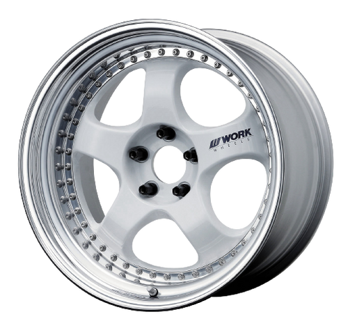 WORK Meister S1 19インチ ホイールセット Work Meister S1 3P 5x120.65 19x12.5-34 T Disk White - Threepieceus