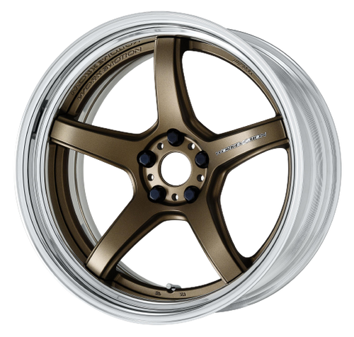 Work T5R 2P 5x120 18x9.0 +38 Matte Bronze