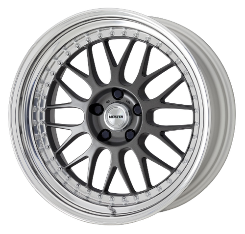 Work Meister M1 3p 4x114.3 16x8+5 O Disk Matte Gunmetal