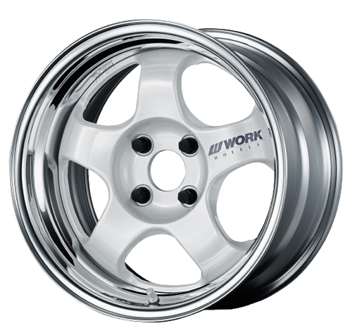 Work Meister S1 2P 4x100 15x9+0 R Disk White - Threepieceus