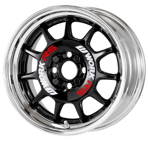 じじぃ WORK EMOTION 11R ホイール2本　A Work Emotion Rs11 2p 4x100 16x8 38 black - Threepieceus