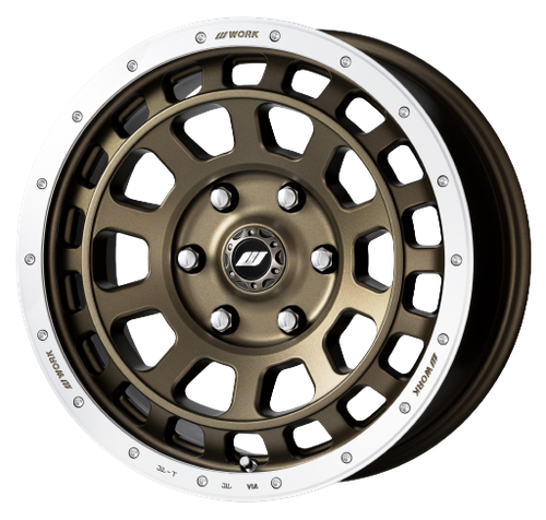 Work Crag T-Grabic 5x139.7 16x5.5 +20  matte bronze rim cut
