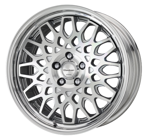 Work Seeker Cx 5x108 16x6.5+22 L Disk Matte Silver Polish wheel for 1987 Ferrari GTO